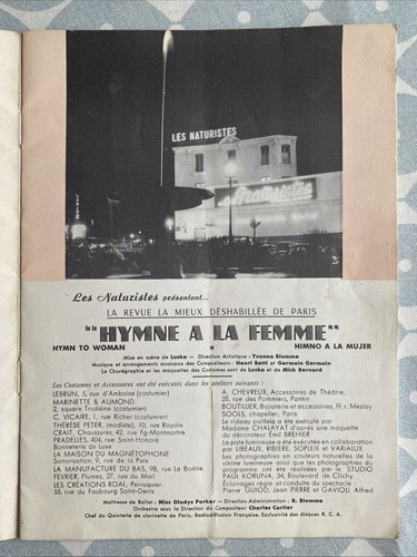 Les naturistes paris revue - les,